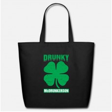 Drunky Mcdrunkerson Funny Black Eco-Friendly Tote Bag